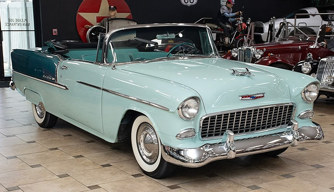 classic Chevy convertible
