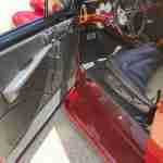 dark gray Faux leather seats