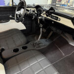 partial leather interior