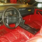 red leather interior