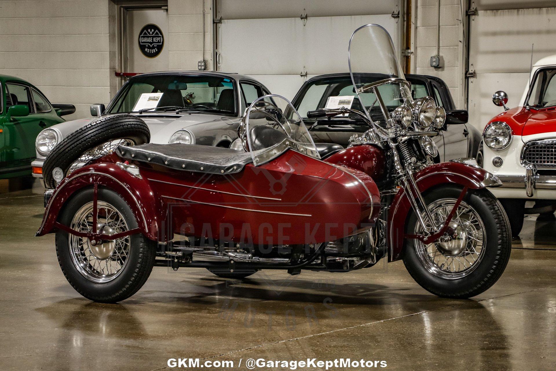 1949 Harley Panhead With Sidecar