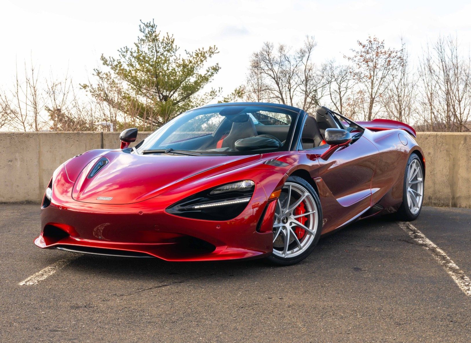 Volcano Red exotic car