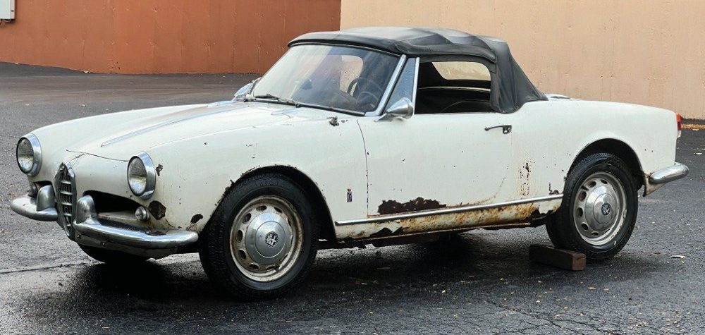 classic Alfa Romeo project car