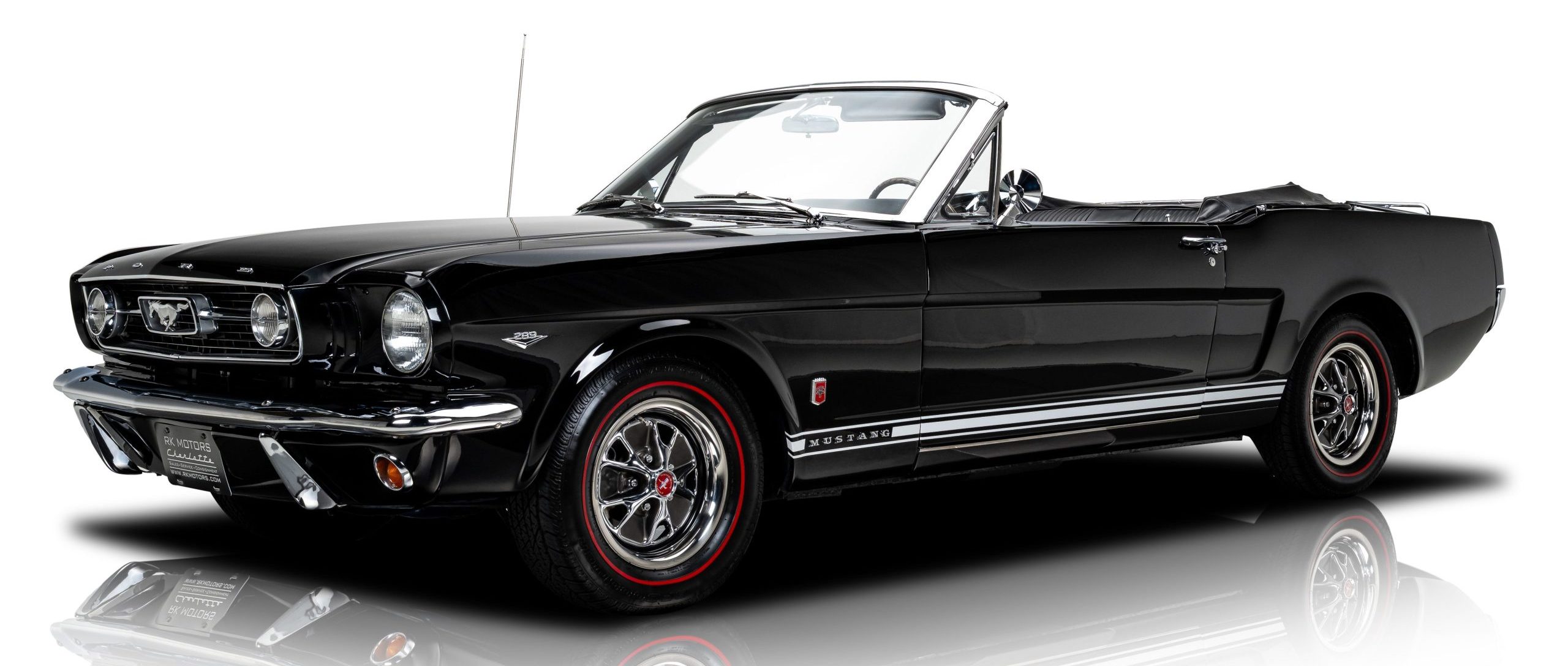 triple black classic mustang