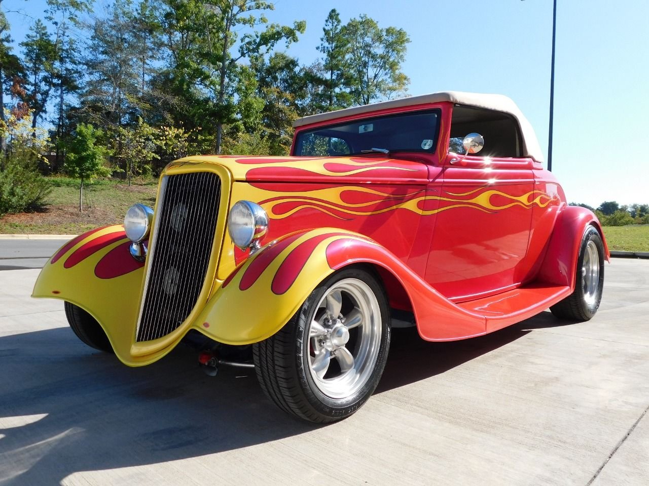 street rod for sale, flamed