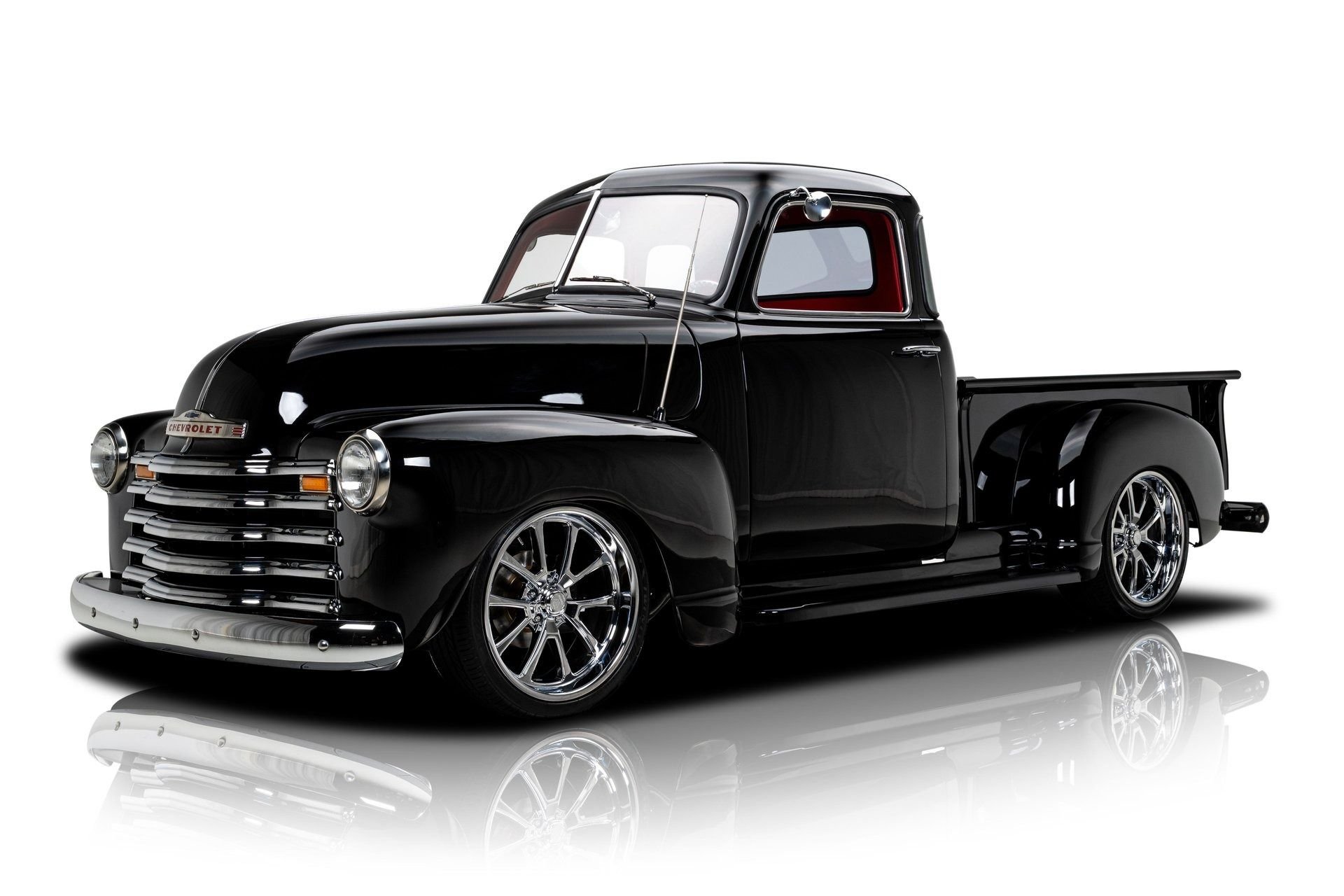custom restomod pickup truck at auction