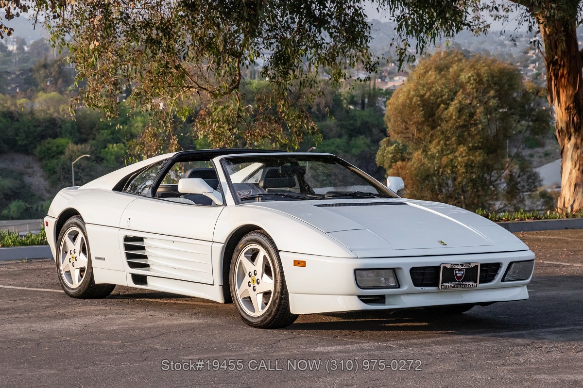 Finished in Bianco exterior color, this classic Ferrari is perfectly complemented by a Nero interior.