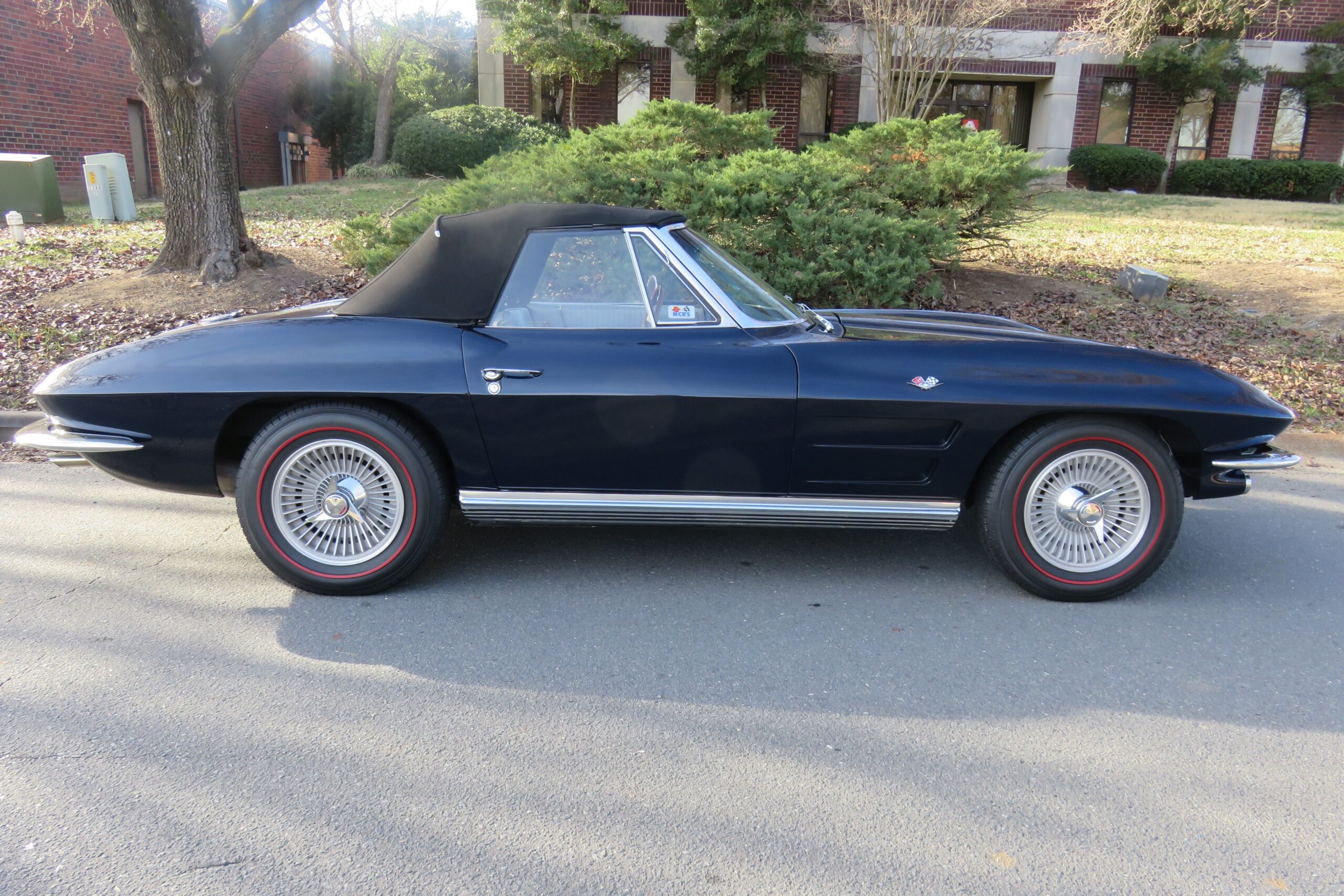 Daytona Blue Chevy muscle car at auction
