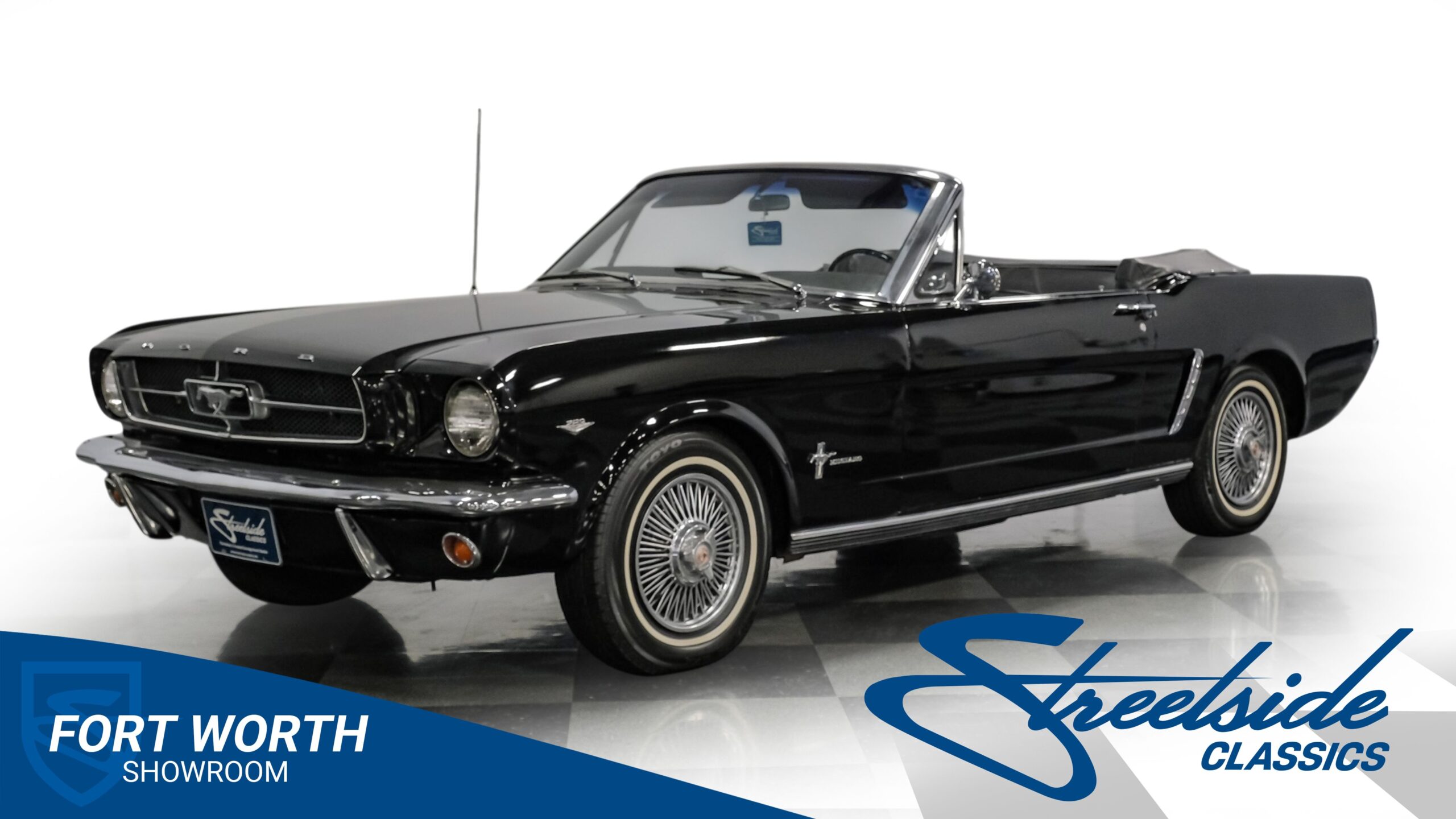 FACTORY CORRECT RAVEN BLACK! 289 V8 W/ AUTO TRANS, PS, PB W/ FRT DISC, BUCKET SEATS