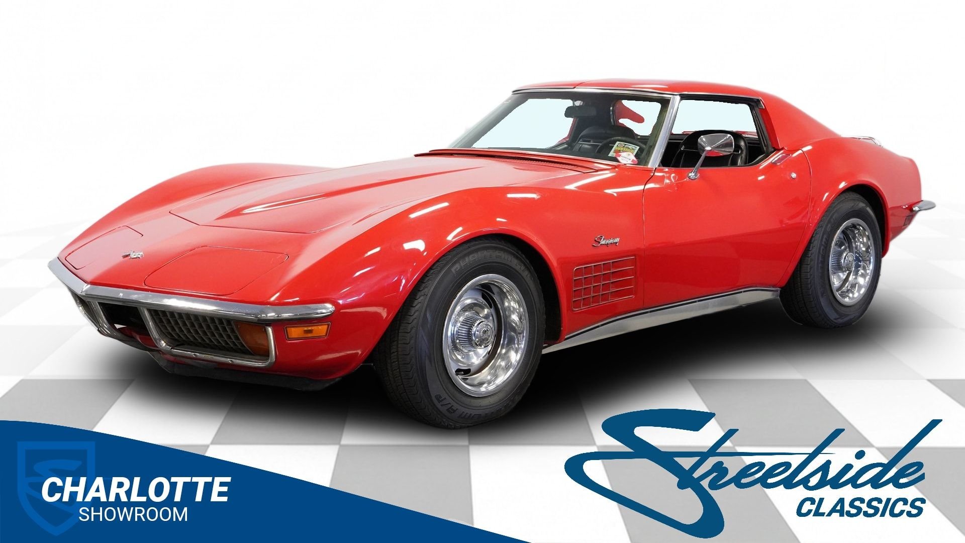 CHROME BUMPER C3! #S MATCH 350CI, TREMEC 5SPD, MILLE MIGLIA RED