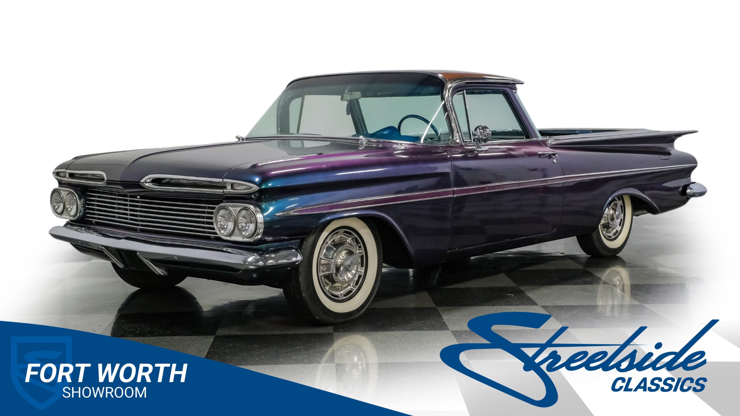 Chevy custom car COOL MYSTIC PAINT! 409 V8