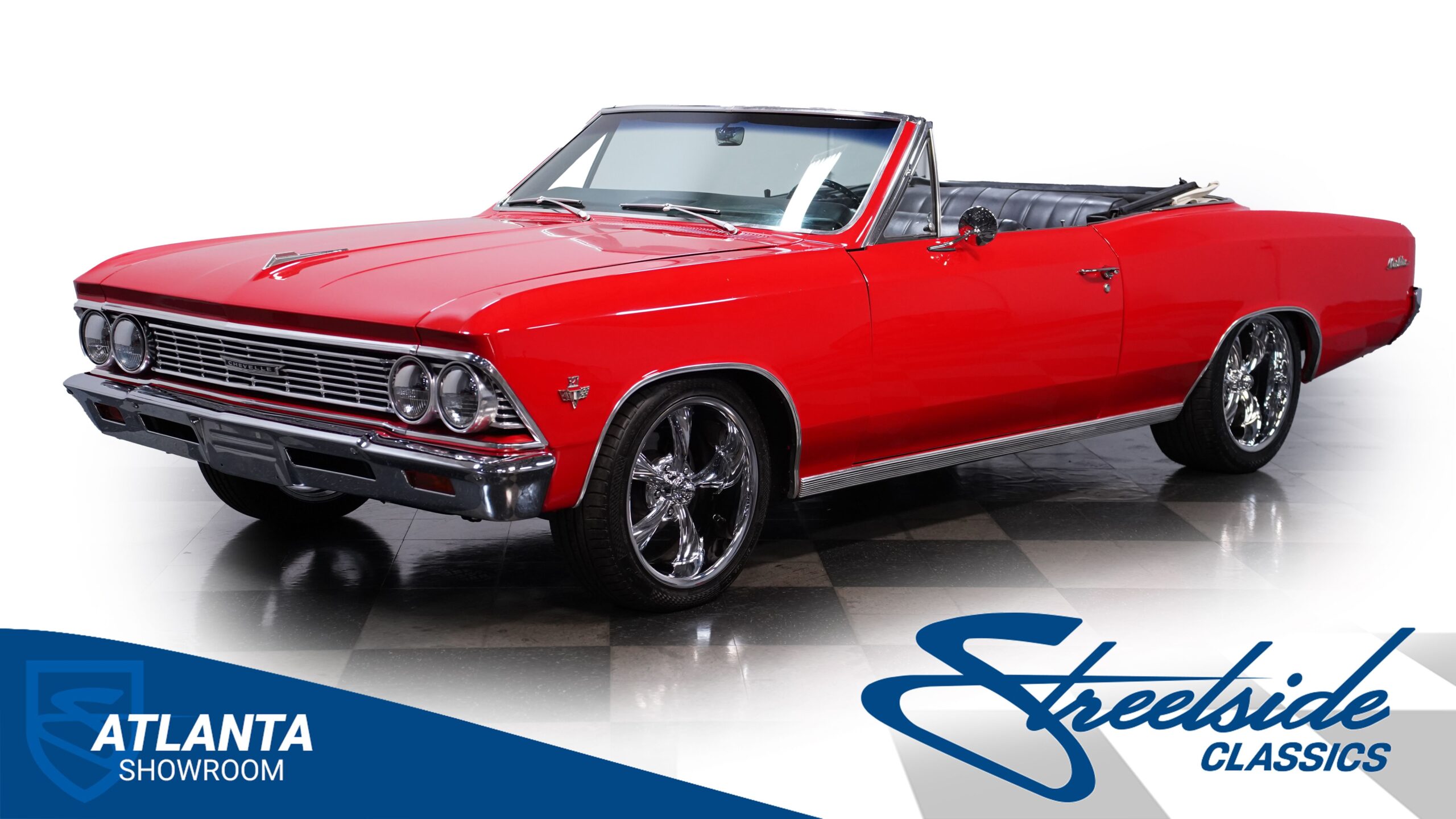 SHOW STOPPING RED CHEVELLE! 327CI V8