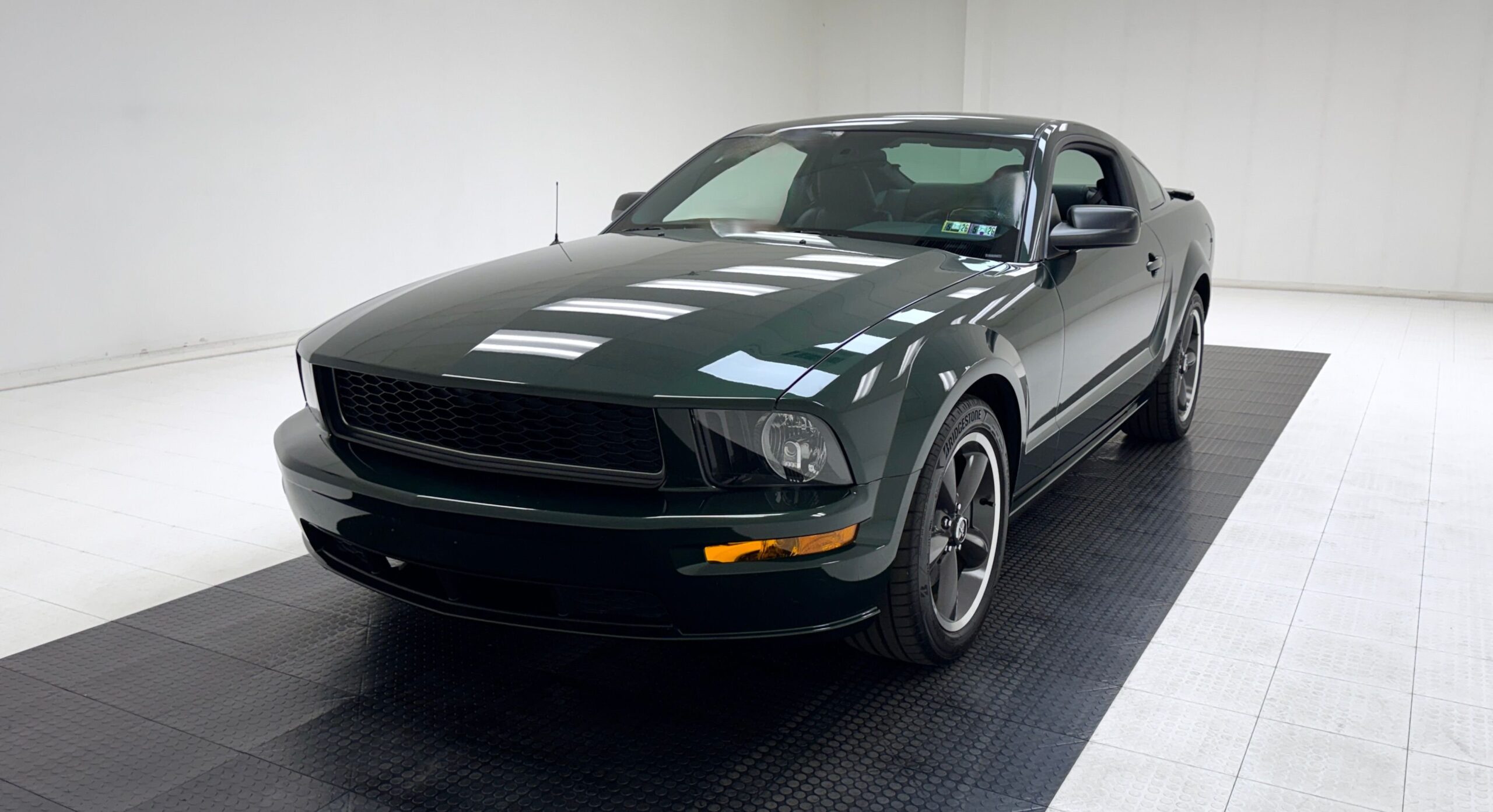 24,807 actual miles. Bullitt #5115 is one of 4,377 made in 2008 with Dark Highland Green Paint