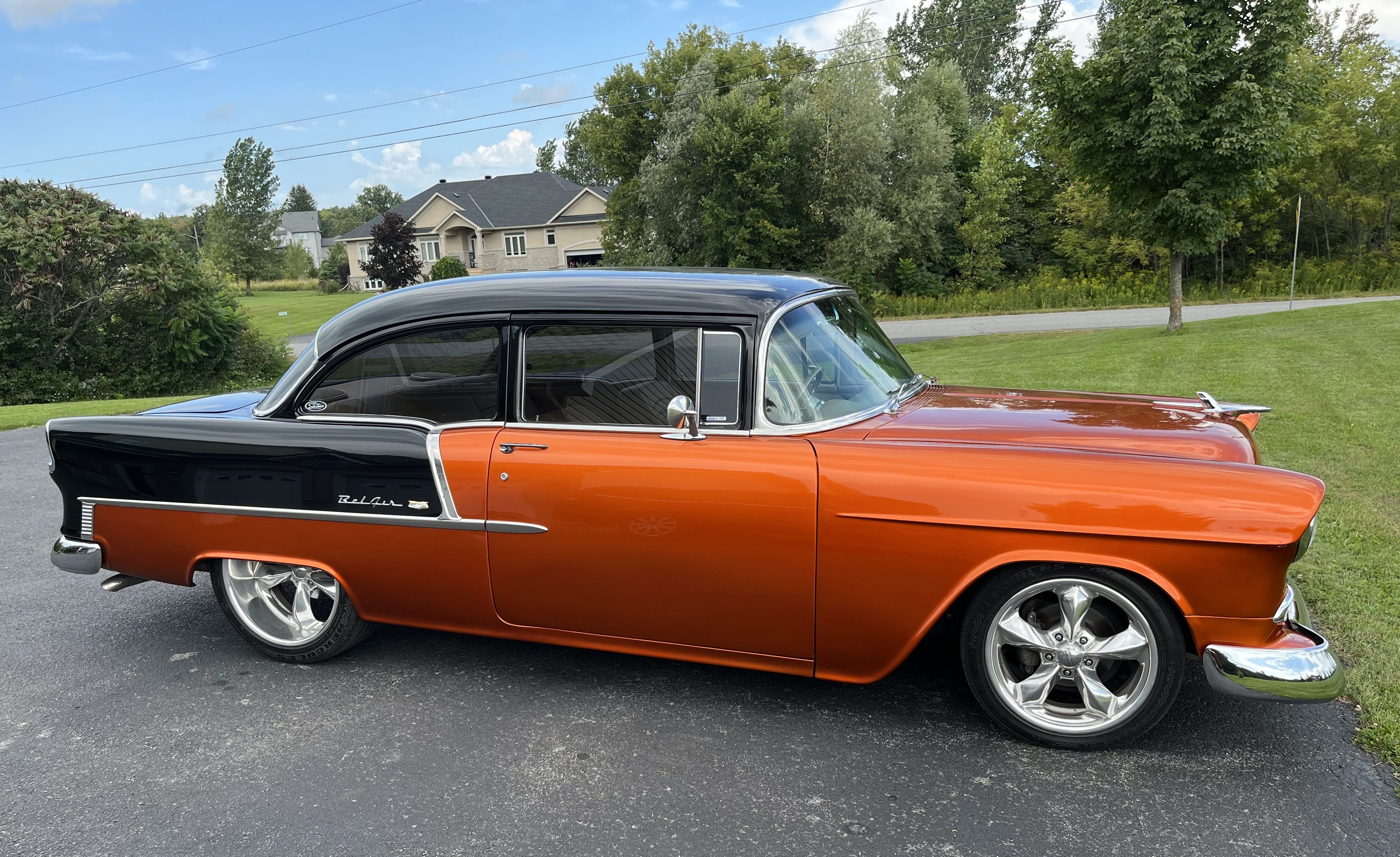Black Metallic and Pearl Orange