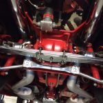undercarriage is powder coated, custom frame