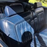dark blue leather interior