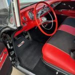 black and red matching interior