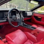 red leather interior