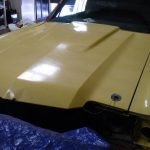 cowl hood with pins