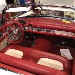 red and white interior