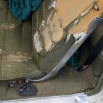Interior is worn