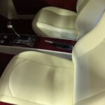 Krist Kustoms cream leather seats