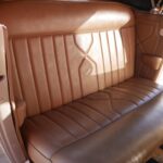 Glide folding bench seat