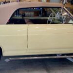 yellow mist with a tan convertible top