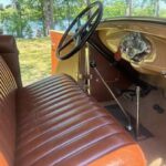 brown leather interior